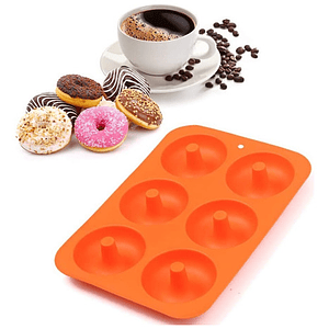 Moldes Para Hornear Donas De 6 Donas Mini Insumos Reposteria