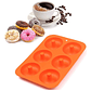 Moldes Para Hornear Donas De 6 Donas Mini Insumos Reposteria - Miniatura 2