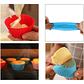 12 Moldes Para Cupcakes Magdalenas Muffins Silicona Hornear - Miniatura 4