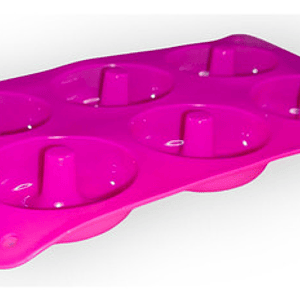 Molde Silicona Pastelería Cl Para Donas Diámetro 7.5cm Rosa Antiadh
