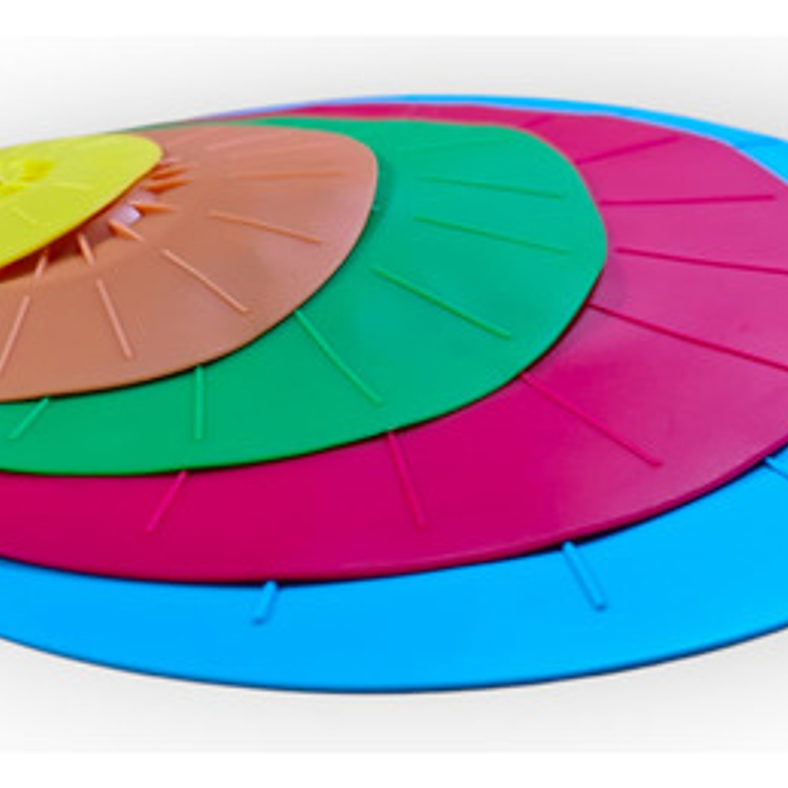 Set De Tapas De Silicona Para Ollas Ensaladera Bowl 1