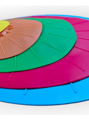 Set De Tapas De Silicona Para Ollas Ensaladera Bowl