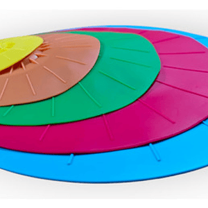 Set De Tapas De Silicona Para Ollas Ensaladera Bowl