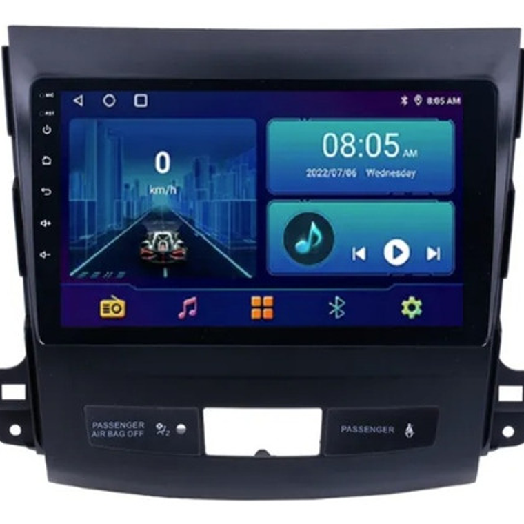 Radio Para Mitsubishi Outlander 2008-12 Carplay 4g+64gb Full 4