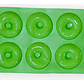 Molde Silicona Antiadherente 6 Donas Pastelería Cl Verde 7.5cm - Miniatura 2