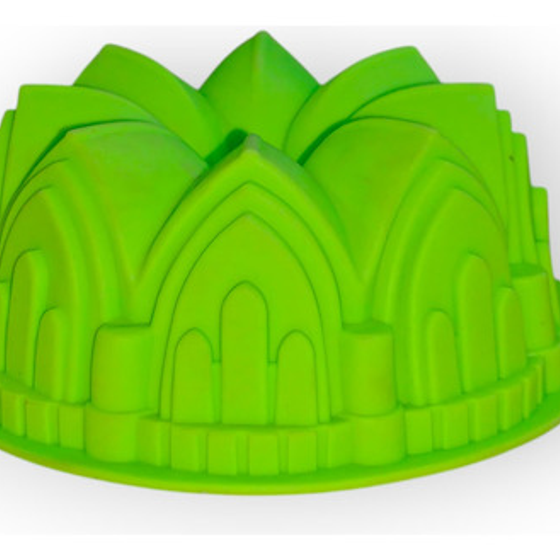 Molde Silicona Para Queque 20 Cm. Forma Castillo 2