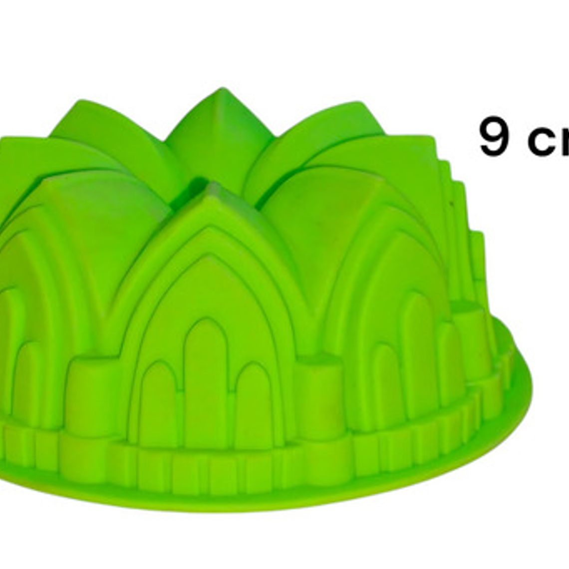 Molde Silicona Para Queque 20 Cm. Forma Castillo 5