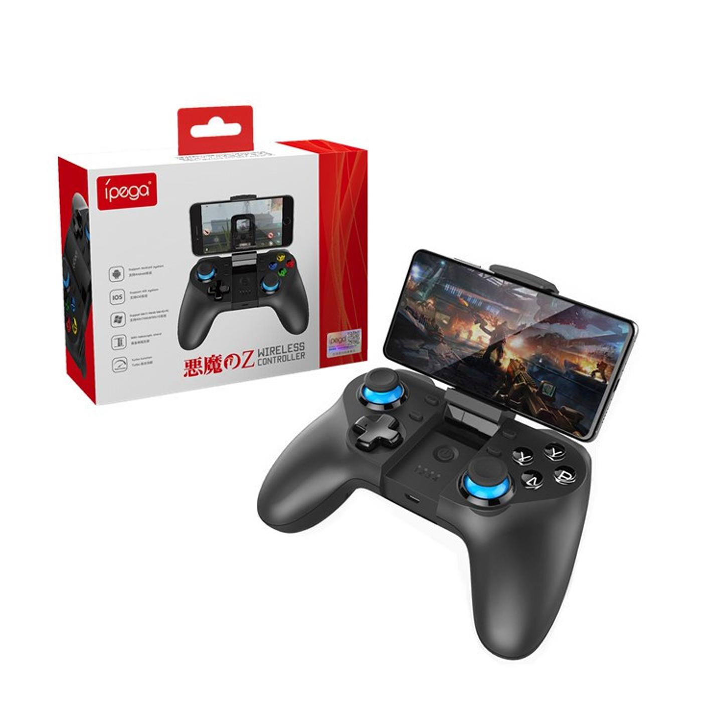 Control Joystick Mando IPEGA PG-9129 Bluetooth Especial para Android y PC Gamer 3