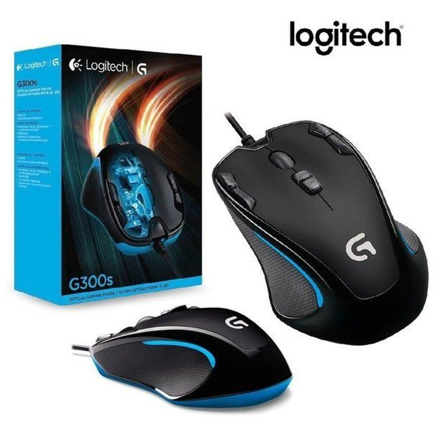 Mouse Logitech Gamer G300 S 2500 Dpi Gaming 9 Botones Pc 5