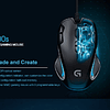 Mouse Logitech Gamer G300 S 2500 Dpi Gaming 9 Botones Pc