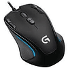 Mouse Logitech Gamer G300 S 2500 Dpi Gaming 9 Botones Pc