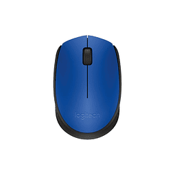 Mouse Inalámbrico Logitech M170 Azul Y Negro