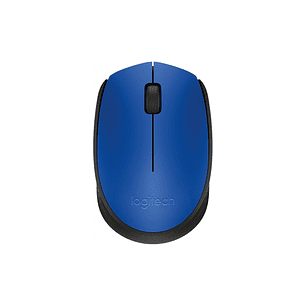 Mouse Inalámbrico Logitech M170 Azul Y Negro