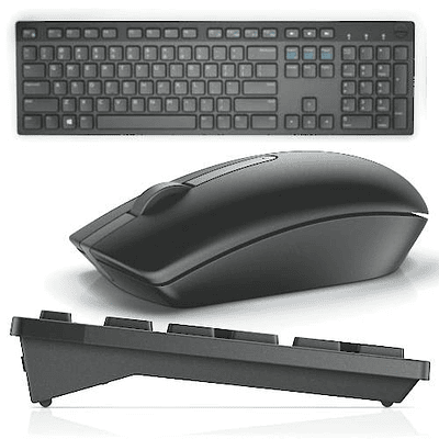 Kit Teclado Y Mouse Inalambrico Dell  KM636  es Español  