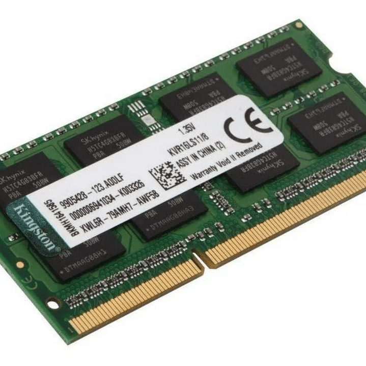 Memoria Ram Valueram 8gb DDR3L 1x8gb Kingston Kvr16ls11/8