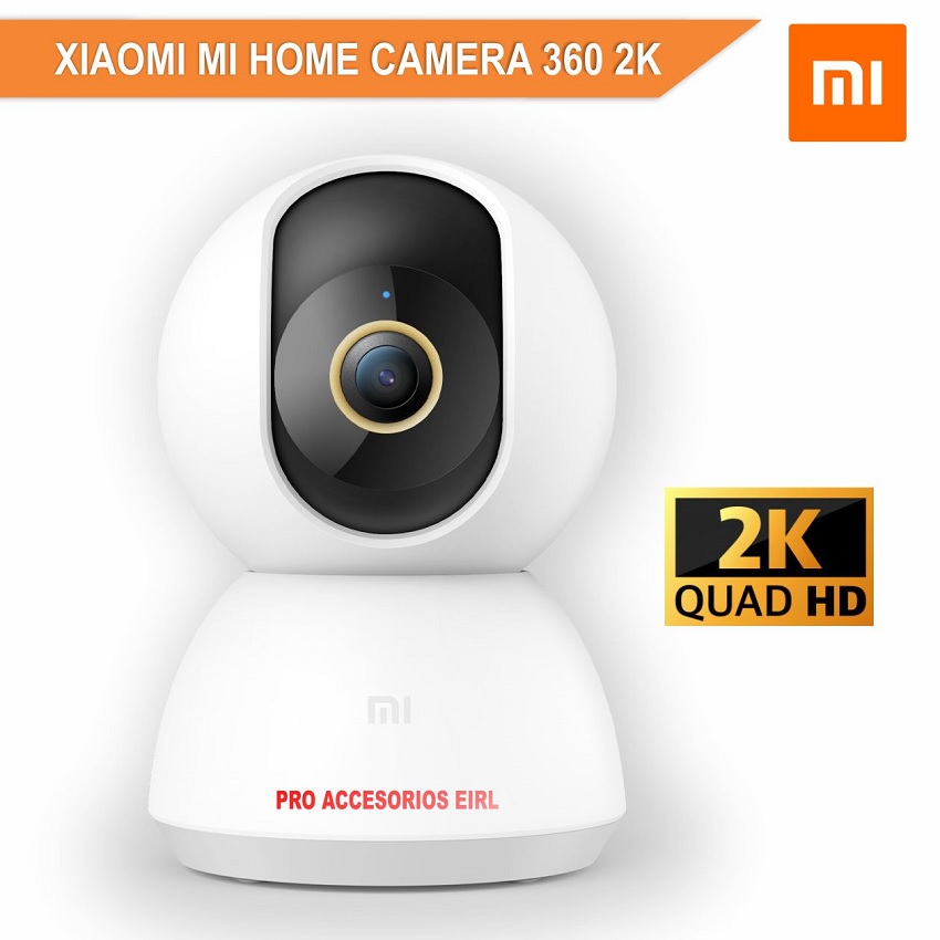 Xiaomi Cámara Seguridad Inteligente 2K Mi 360° home security camera 3MP