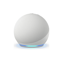 Amazon Echo Dot 5th Gen Con Asistente Virtual Alexa, WHITE Blanco