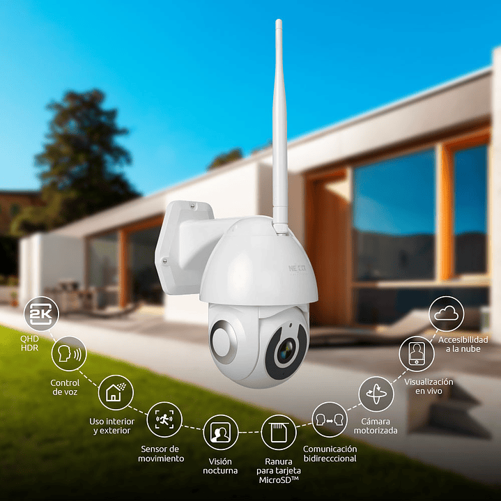 Nexxt Solutions Nhc-0612 Cámara Smart Wifi Motorizada Exterior 5