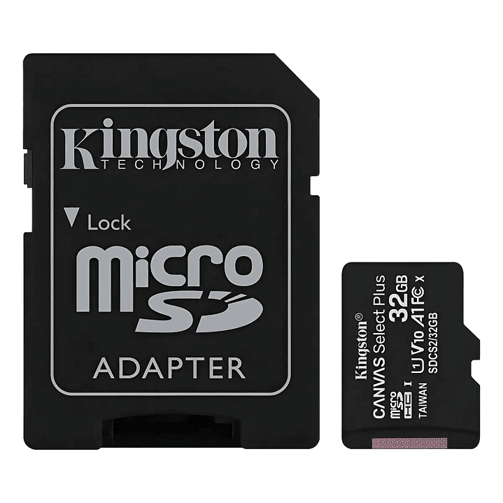 Tarjeta Micro SD Kingston Select Plus Canvas de 32 GB 1