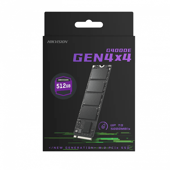 DISCO DURO SSD/M.2 512G/NVME PCIE GEN 4 X 4 HS-SSD-G4000E 512G HIKVISION 1