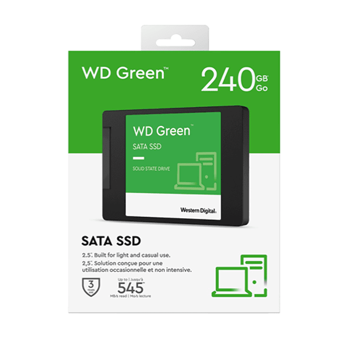Disco sólido SSD interno Western Digital WD Green WDS240G2G0A 240GB PC Notebook 1