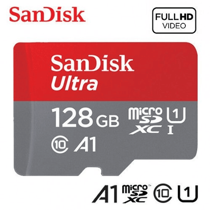 Tarjeta de memoria micro SD 128 GB Sandisk 1