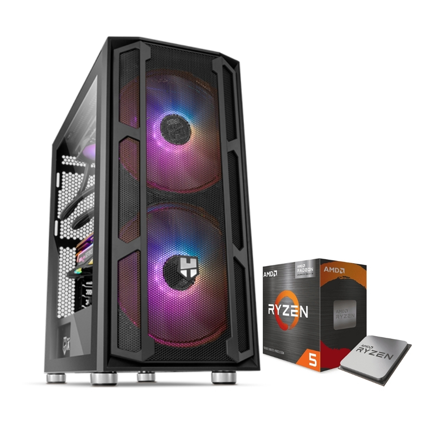 Pc Gamer R5 5600/ 16GB U100/ 512GB NVME G4000/RTX3060 / WC 240/ WIFI 1