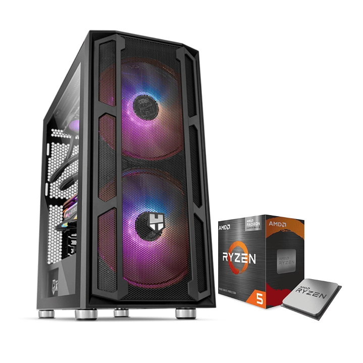 Pc Gamer R5 5600/ 16GB U100/ 512GB NVME G4000/RTX3060 / WC 240/ WIFI 1