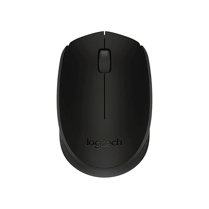 Mouse Inalámbrico Logitech M170 3 Botones USB Color Negro 1