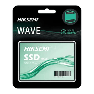 Disco SSD Hiksemi WAVE de 240GB (2.5“, SATA, 3D NAND, hasta 460 MB/s)	