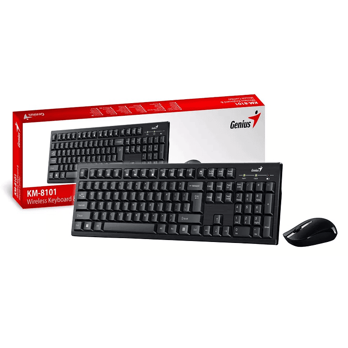 Teclado y Mouse KM-8101 Inalámbrico GENIUS 1