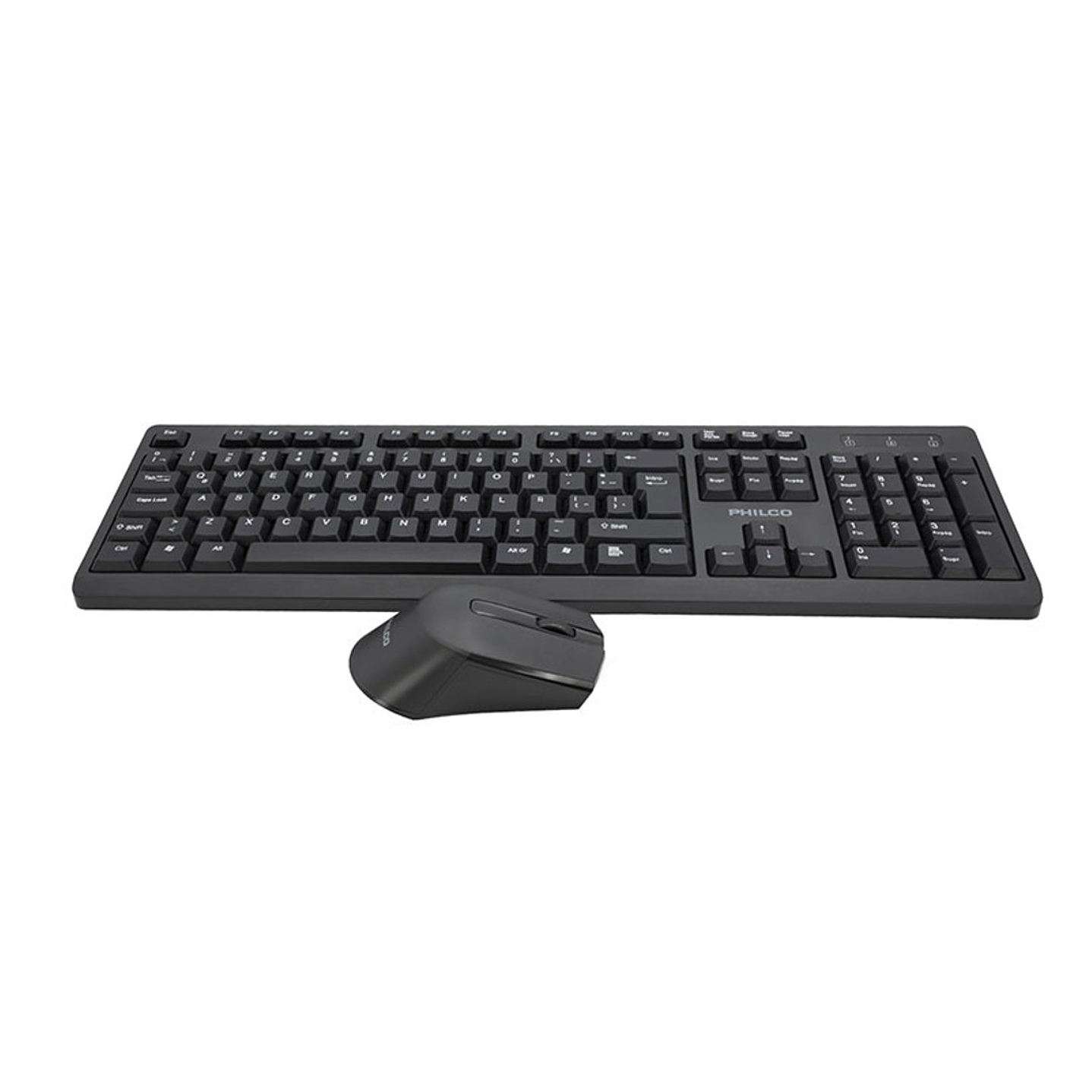 Kit Teclado + Mouse Inalámbrico Philco 29PPR6354K - Negro 2