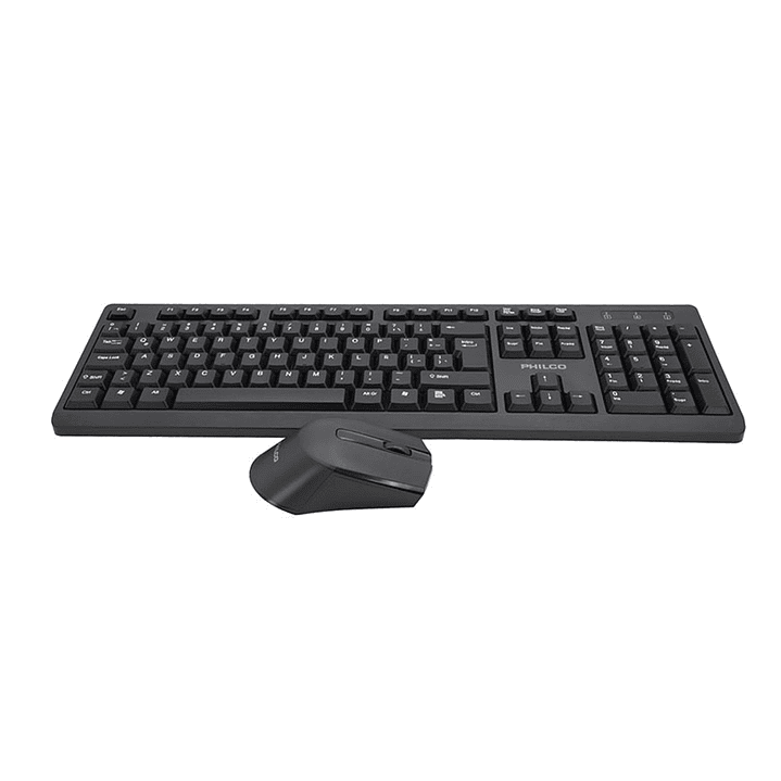 Kit Teclado + Mouse Inalámbrico Philco 29PPR6354K - Negro 2