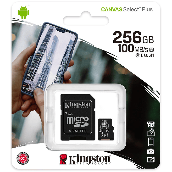Tarjeta Kingston MICROSD 256 Gb KINGSTON 1