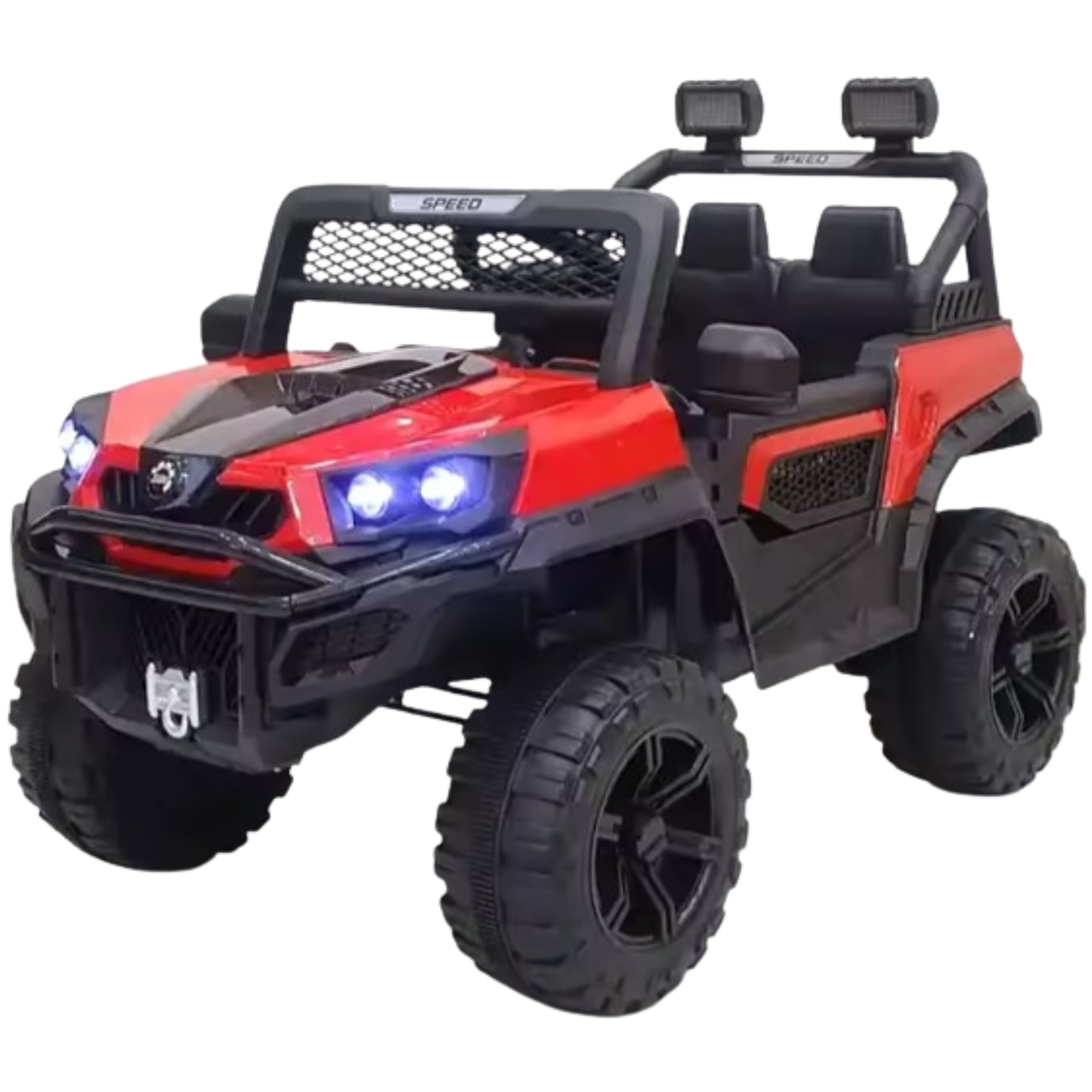 Camioneta Eléctrica FullExpedition Niños Niñas Infantil Rojo