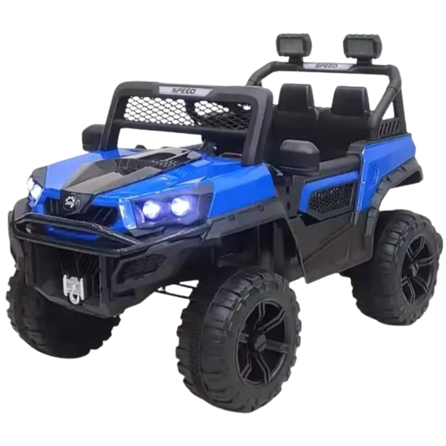 CAMIONETA ELÉCTRICA MONSTER PARA NIÑOS AZUL 1