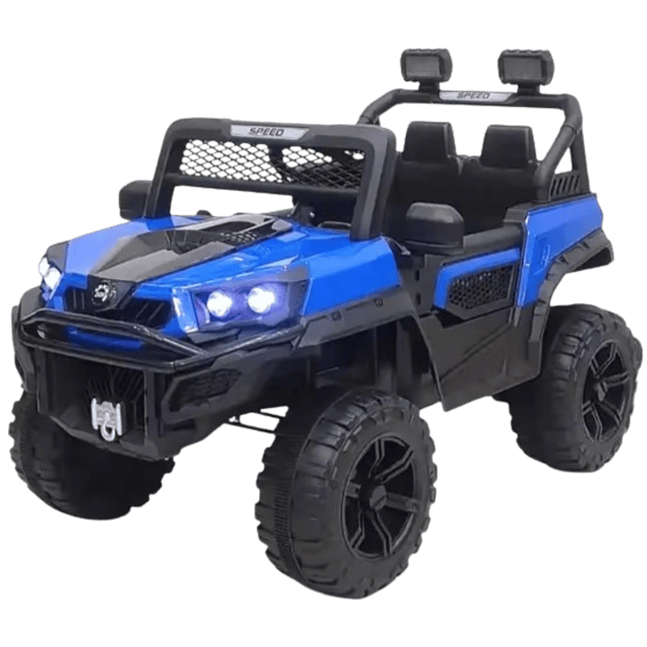 CAMIONETA ELÉCTRICA MONSTER PARA NIÑOS AZUL 1