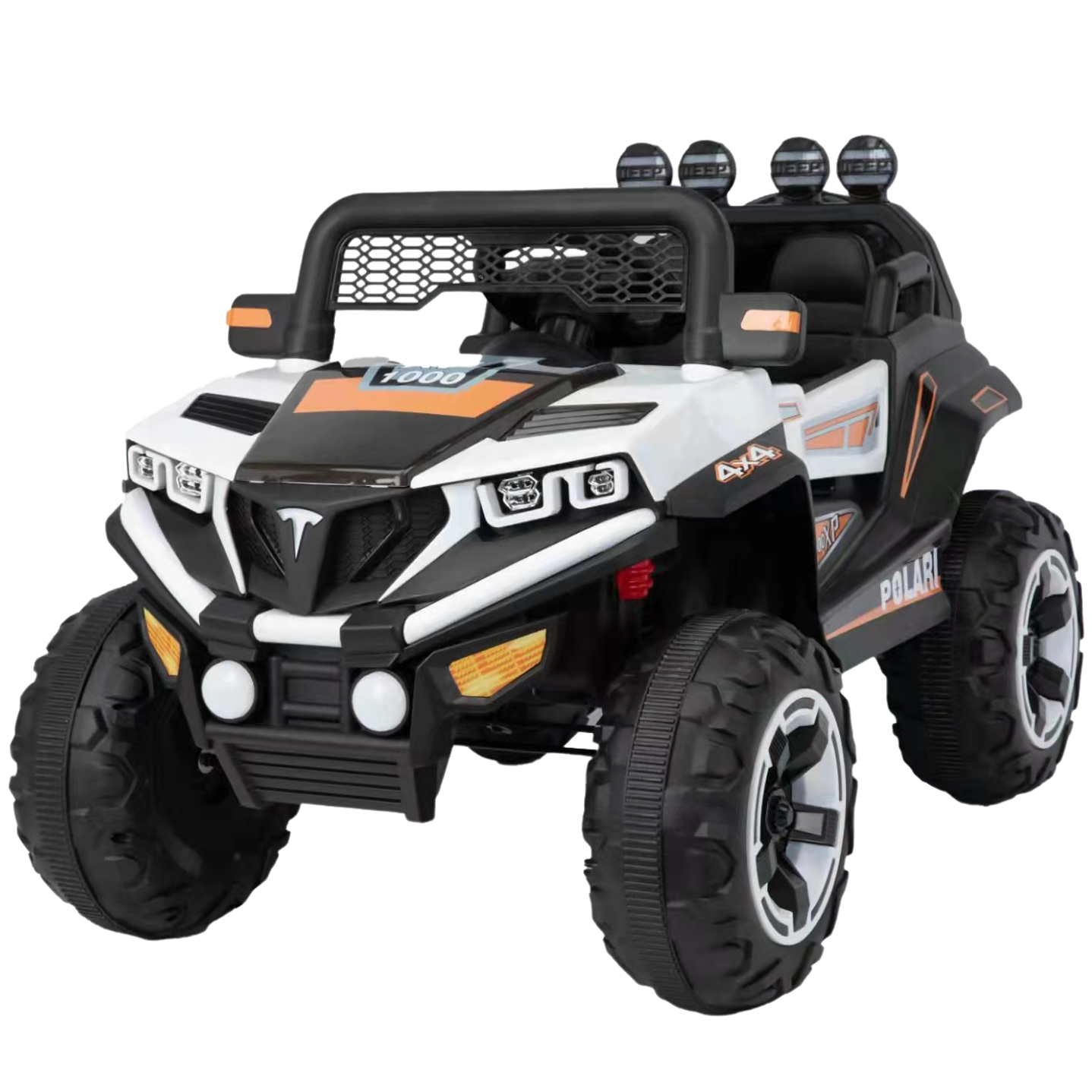 JEEP ELÉCTRICO TODOTERRENO INFANTIL BLANCO 1