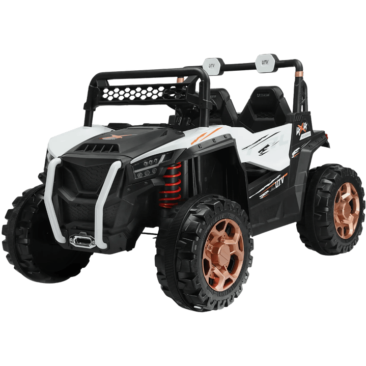 CAMIONETA ELÉCTRICA TERRENEITOR PARA NIÑOS BLANCO 1