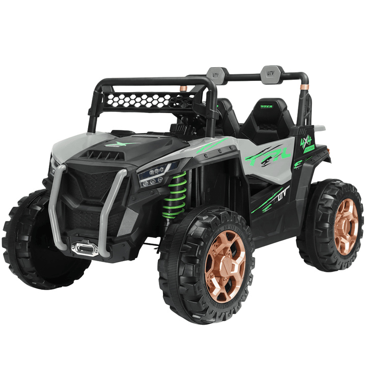 CAMIONETA ELÉCTRICA TERRENEITOR PARA NIÑOS GRIS 1