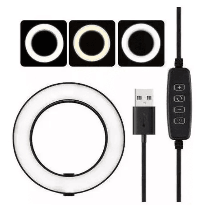Anillo Aro Luz Led Selfie Fotografía 26cm   1