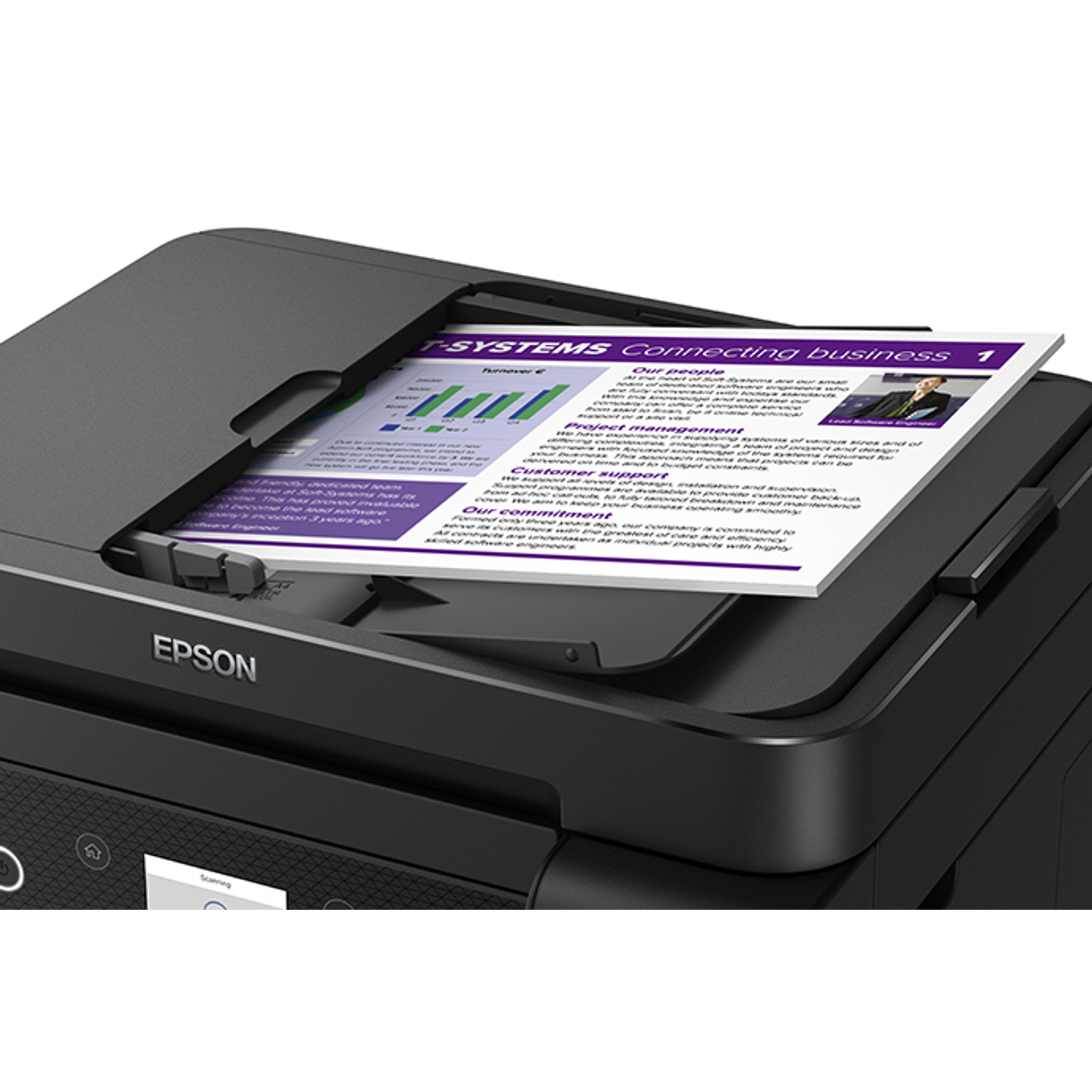 EPSON IMPRESORA L6270 MULTIFUNCIONAL ETHER NET FAX COLOR L6171 3