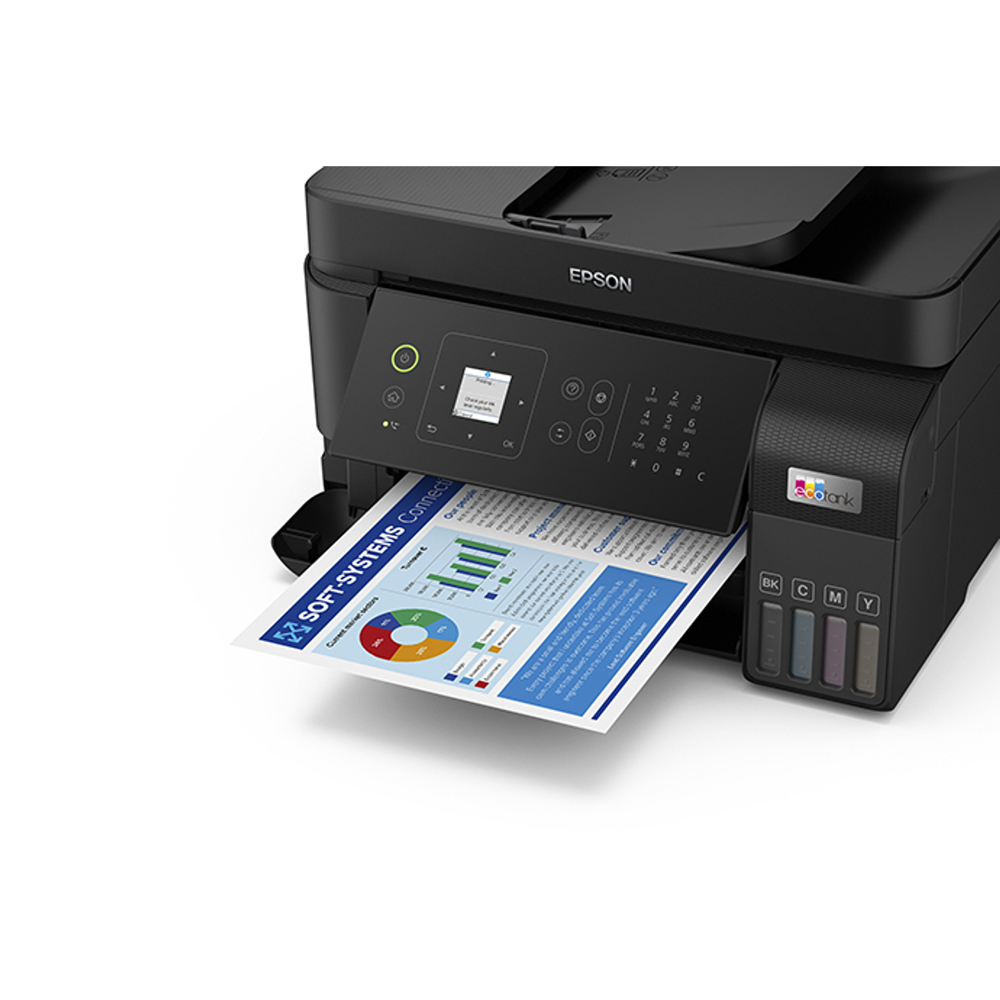 EPSON IMPRESORA L5590 MULTIFUNCIONAL WIFI FAX ETHER NET ADF A4 OFICIO 3