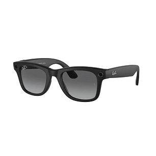 Lentes Rayban Meta Wayfarer RW4006 Matte Black- Polar Gradient Graphite - Talla S