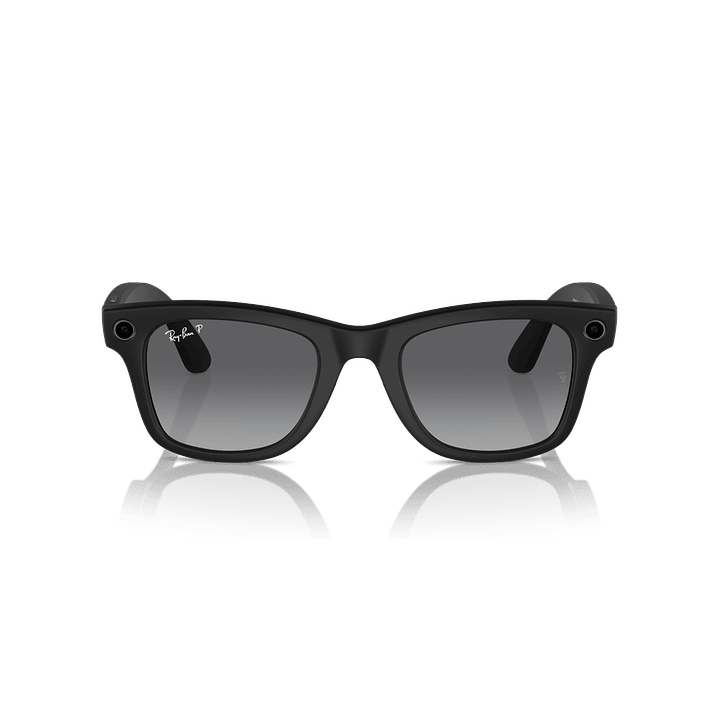 Lentes Rayban Meta Wayfarer RW4006 Matte Black- Polar Gradient Graphite - Talla S 2