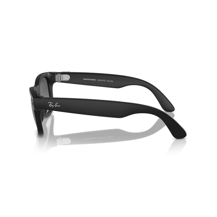 Lentes Rayban Meta Wayfarer RW4006 Matte Black- Polar Gradient Graphite - Talla S 3