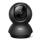 Tapo C211 cámara PT 3MP 2k WIFI con audio bidireccional visión nocturna y seguimiento inteligente Autrotracking grabación 360° color negro 2k WIFI - Miniatura 1