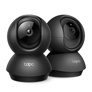 Tapo C211 cámara PT 3MP 2k WIFI con audio bidireccional visión nocturna y seguimiento inteligente Autrotracking grabación 360° color negro 2k WIFI