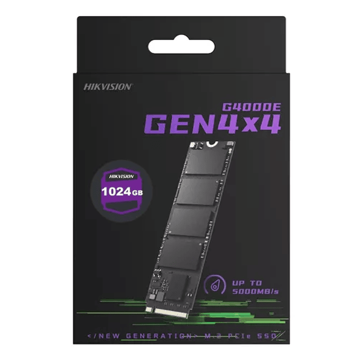 DISCO DURO SSD/M.2 1TB/NVME PCIE GEN 4 X 4 HS-SSD-G4000E 1024G HIKVISION 1