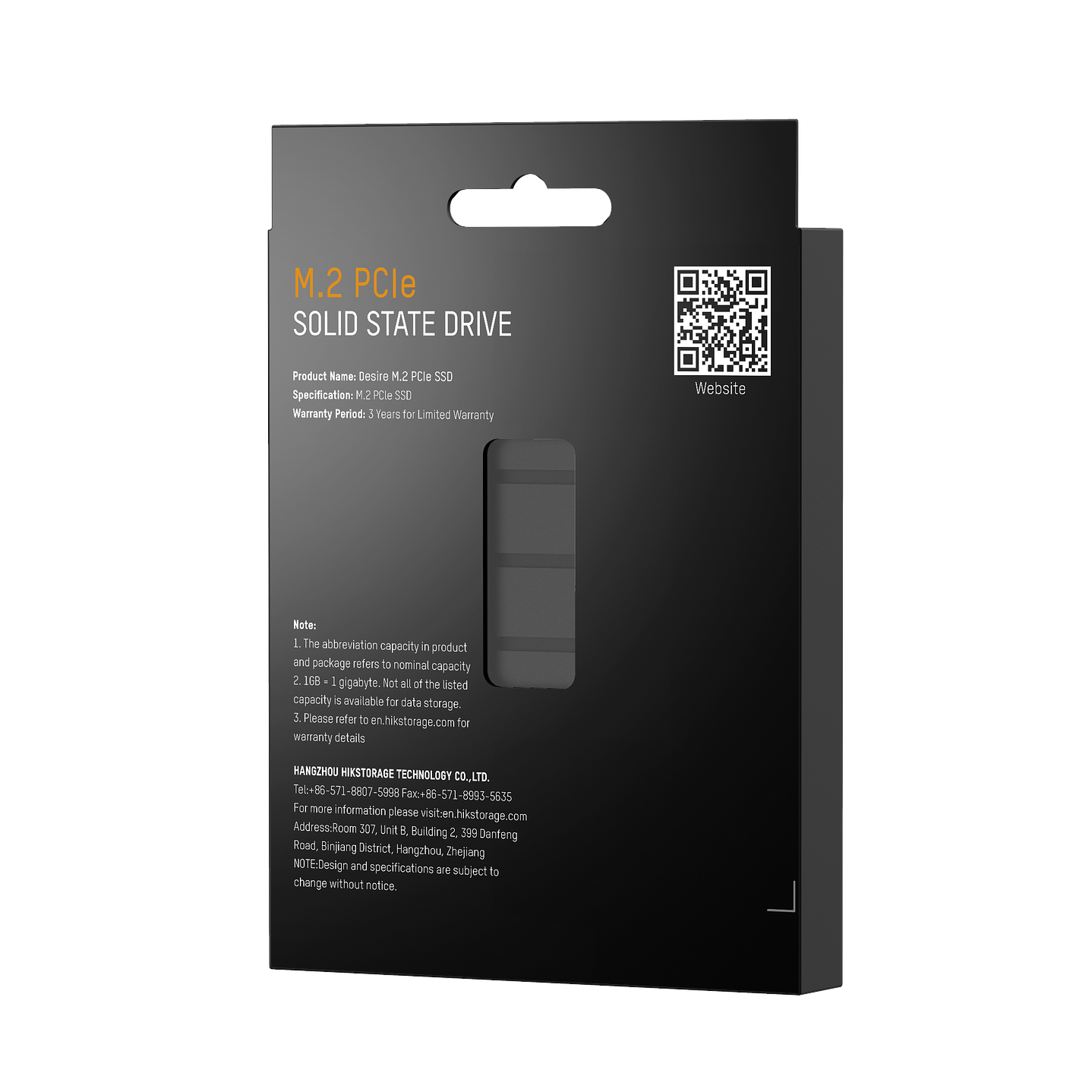 DISCO DURO HS-SSD-DESIRE(P) 1024G HIKVISION  NVMe PCIe 3.0 x4, Lectura 2500MB/s Escritura 1000MB/s 3